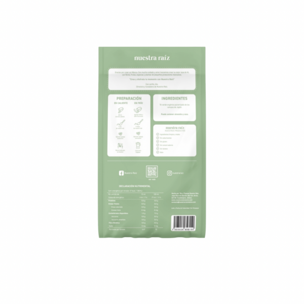 NUESTRA RAÍZ TÉ MATCHA ORGÁNICO 50 G - Image 2