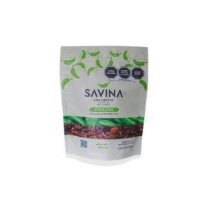 SAVINA BOLSA SERRANO CRUJIENTE DE CHILE 350 G