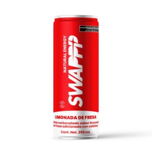 SWAPPP LIMONADA FRESA BEBIDA ENERGIZANTE (12 LATAS DE 355 ML)