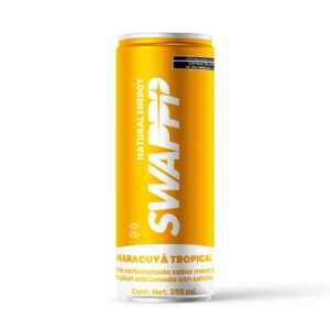 SWAPPP MARACUYÁ TROPICAL BEBIDA ENERGIZANTE (12 LATAS DE 355 ML)