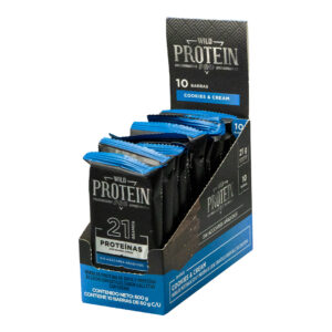 WILD FOODS COOKIES & CREAM (10 BARRAS PRO DE 60 G)