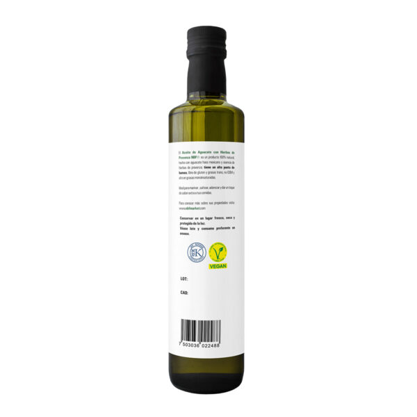 NBF HIERBAS AGUACATE EXTRA VIRGEN ACEITE 260 ML - Image 2