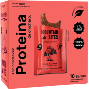 MOUNTAIN BITES MANZANA BARRAS (10 BARRAS DE 55 G)