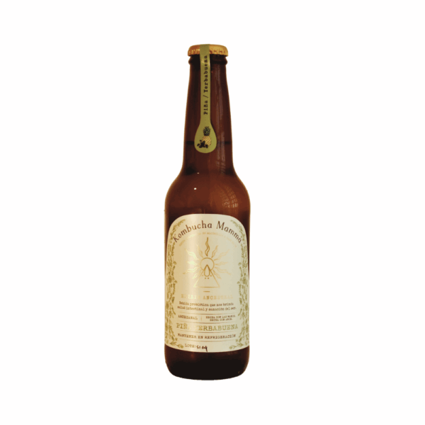 KOMBUCHA MAMMA PIÑA YERBABUENA 355 ML